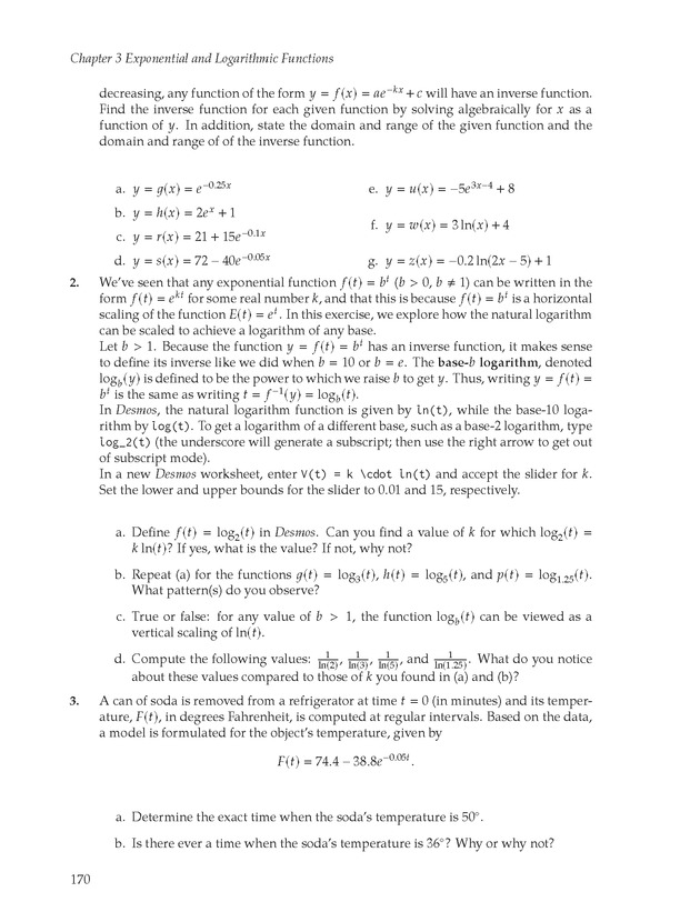 Active Preparation for Calculus - Page 170